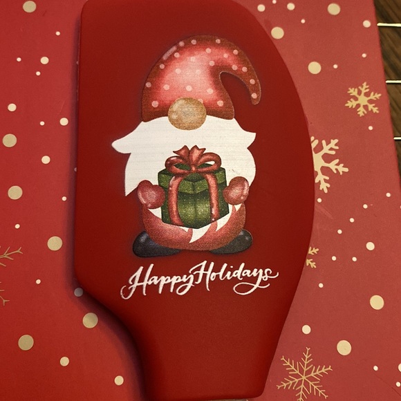 Happy Holidays CWC 3 piece baking set RED WHISK SPATULA cooking rack NEW NWT - Picture 7 of 7